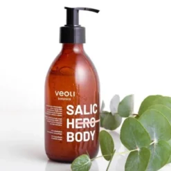 Veoli Botanica Salic Hero Body, żel oczyszczająco-złuszczający do mycia ciała, 280 ml