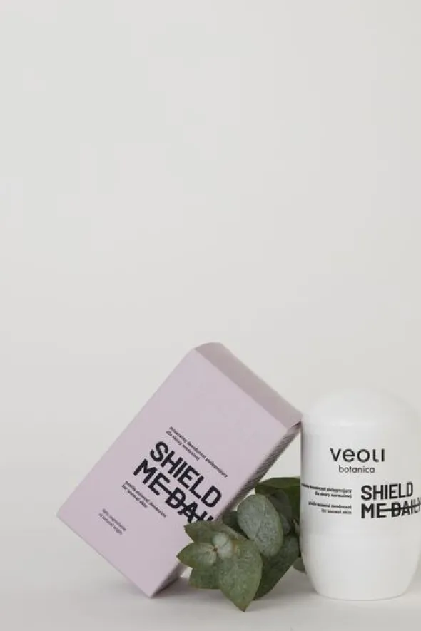 Veoli Botanica Shield Me Daily, mineralny dezodorant pielęgnujący dla skóry normalnej, 50 ml