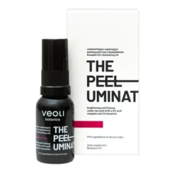 Veoli Botanica The Peeluminator, rozświetlająco-napinający peeling pod oczy, 15 ml
