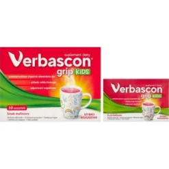 Verbascon Grip Kids, proszek, saszetki, 10 szt.