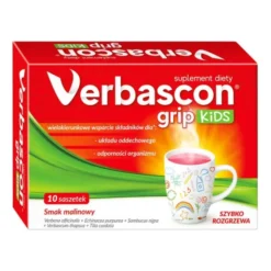 Verbascon Grip Kids, proszek, saszetki, 10 szt.