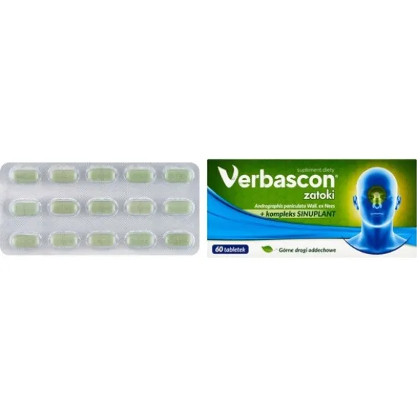 Verbascon zatoki, tabletki, 60 szt.