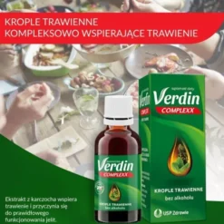 Verdin Complexx, krople, trawienne, 40 ml