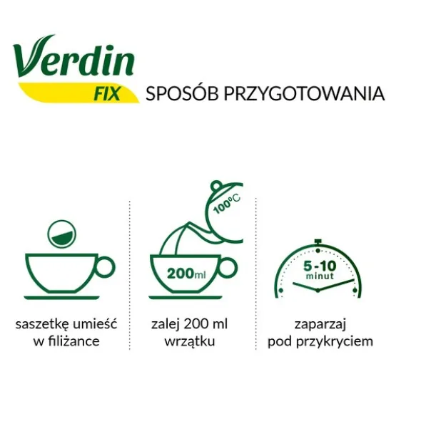 Verdin Fix, saszetki, 20 szt.