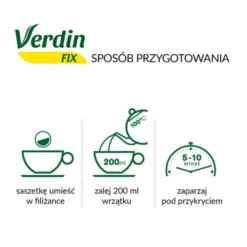 Verdin Fix, saszetki, 40 szt.