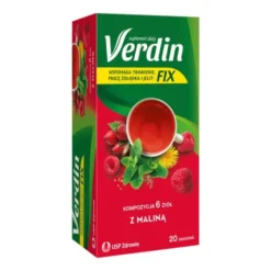 Verdin fix z maliną, susz ziołowy, 20 szt.