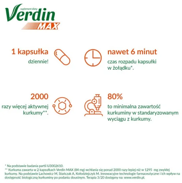 Verdin Max, kapsułki miękkie, 15 szt.