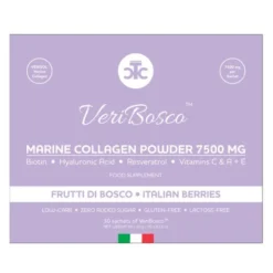 VeriBosco Kolagen Morski 7500 mg, saszetki z proszkiem, smak owoce leśne, 30 szt.