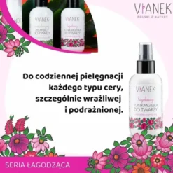 Vianek, łagodzący tonik-mgiełka do twarzy, 150 ml