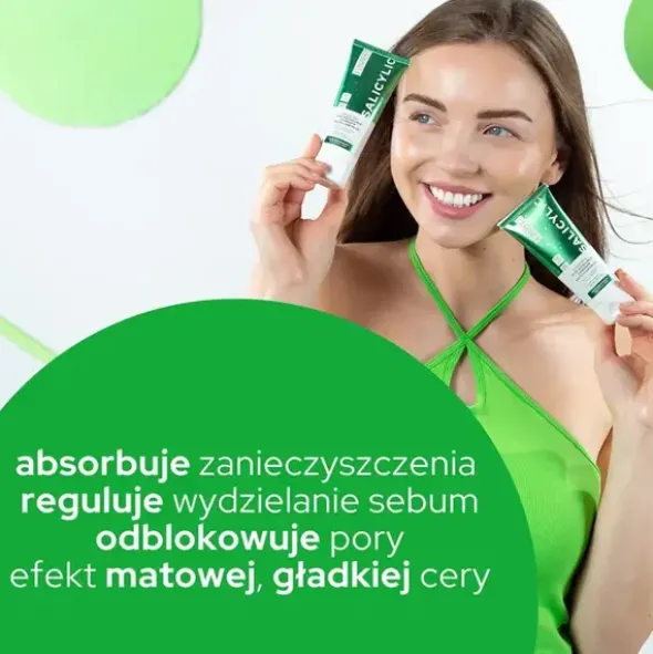 Vianek Hero Salic, maseczka oczyszczająca z kwasem salicylowym 2%, 75 ml