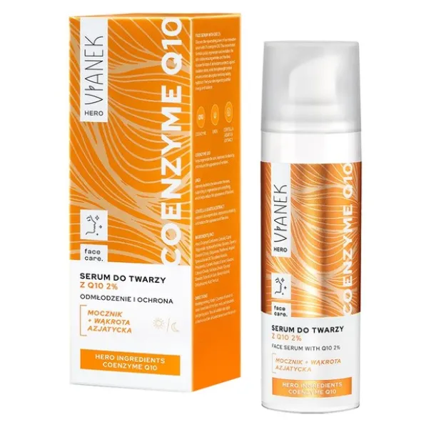 Vianek Hero, serum do twarzy z koenzymem Q10, 30 ml