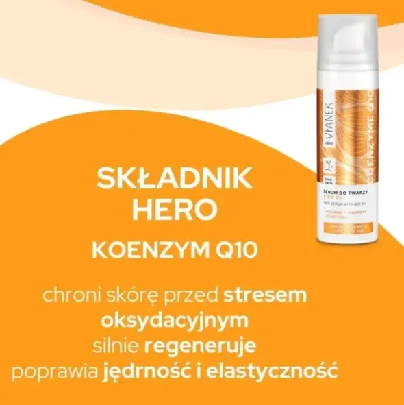 Vianek Hero, serum do twarzy z koenzymem Q10, 30 ml