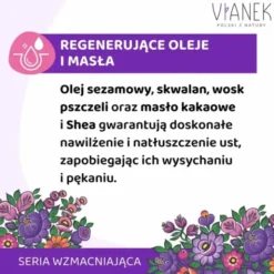 Vianek, kojąca pomadka ochronna, 4,6 g