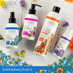 Vianek, nawilżający tonik-mgiełka do twarzy, 150 ml
