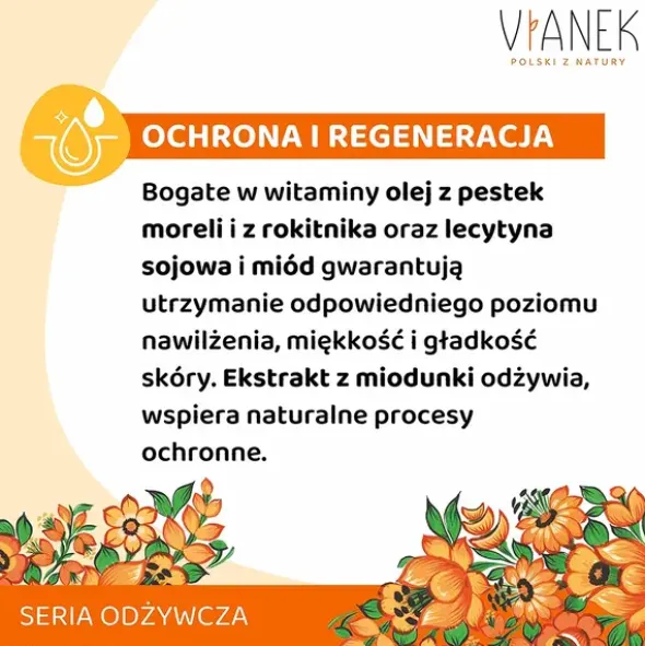 Vianek, odżywczy żel myjący do twarzy, 150 ml