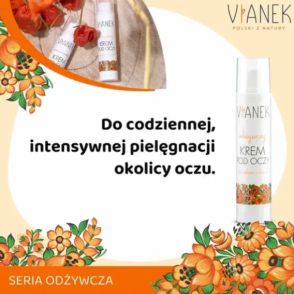 Vianek, odżywczy krem pod oczy, 15 ml
