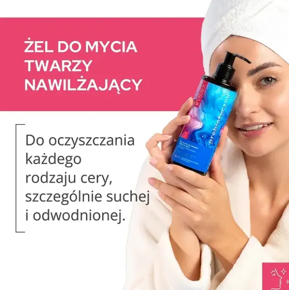 Vianek, prebiotyczny żel do mycia twarzy nawilżający, 300 ml