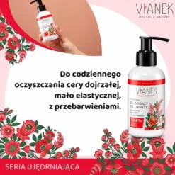 Vianek, rewitalizujący żel myjący do twarzy, 150 ml