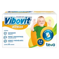 Vibovit Bobas, proszek o smaku waniliowym, 44 sasz.