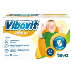 Vibovit Bobas, proszek w saszetkach, smak waniliowy, 30 szt.