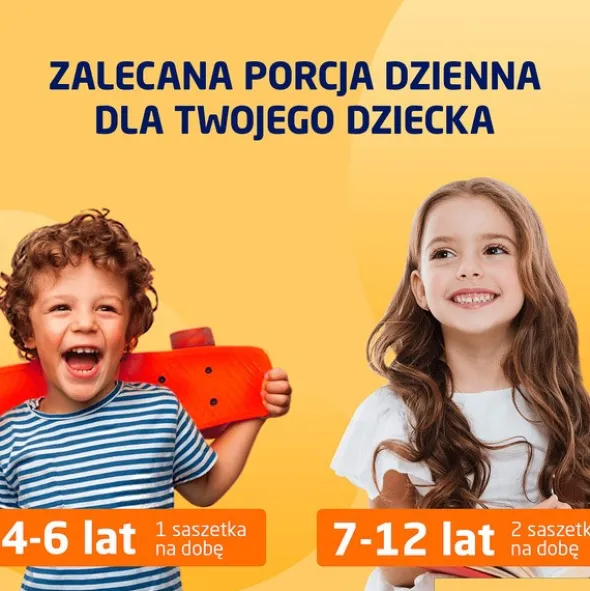 Vibovit Junior, proszek w saszetkach o smaku truskawkowym, 2 g, 30 szt.