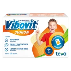 Vibovit Junior, proszek w saszetkach, smak pomarańczowy, 30 szt.