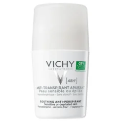 Vichy, antyperspirant w kulce do skóry wrażliwej lub po depilacji, 50 ml