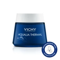 Vichy Aqualia Thermal Spa, nawilżający i regenerujący żel-krem przeciw objawom zmęczenia na noc, 75 ml