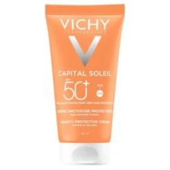 Vichy Capital Soleil, krem aksamitny do twarzy SPF 50+, 50 ml