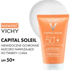 Vichy Capital Soleil, mleczko ochronne SPF50+ do twarzy i ciała, 150 ml