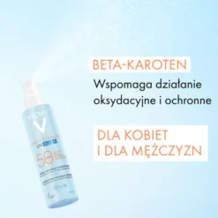 Vichy Capital Soleil UV-Aqua, spray ochronny SPF50 do twarzy i ciała, 200 ml