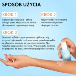 Vichy Capital Soleil UV-Aqua, spray ochronny SPF50 do twarzy i ciała, 200 ml