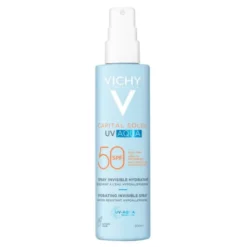 Vichy Capital Soleil UV-Aqua, spray ochronny SPF50 do twarzy i ciała, 200 ml