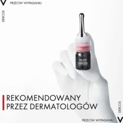 Vichy Dercos Aminexil Clinical 5, kuracja przeciw wypadaniu włosów dla mężczyzn, 6 ml, 21 ampułek