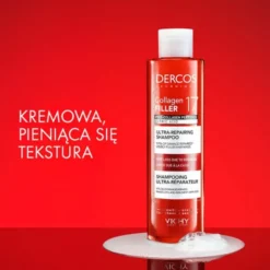 Vichy Dercos, Collagen 17 Filler, szampon ultra-regenerujący, 200 ml
