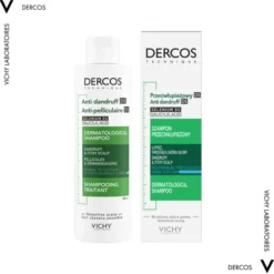 Vichy Dercos DS, szampon przeciwłupieżowy, włosy normalne i przetłuszczające się, 200 ml