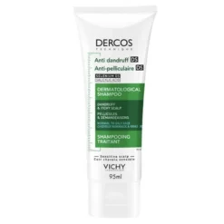 Vichy Dercos DS, szampon przeciwłupieżowy, włosy normalne i przetłuszczające się, 95 ml