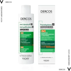 Vichy Dercos DS, szampon przeciwłupieżowy z odżywką 2w1, 200 ml