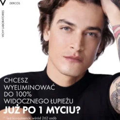 Vichy Dercos DS, szampon przeciwłupieżowy, włosy normalne i przetłuszczające się, 390 ml