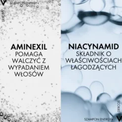 Vichy Dercos Energy+, szampon wzmacniający, 200 ml