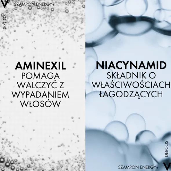 Vichy Dercos Energy+, szampon wzmacniający, 400 ml