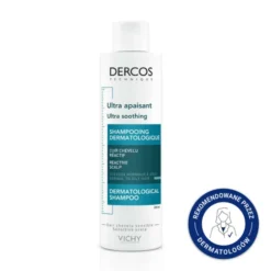 Vichy Dercos, ultrakojący szampon do włosów normalnych i przetłuszczających się, 200 ml
