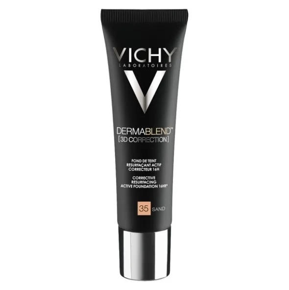 Vichy Dermablend 3D, podkład wyrównujący powierzchnię skóry, 35 Sand, 30 ml