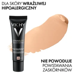 Vichy Dermablend 3D, podkład wyrównujący powierzchnię skóry, 25 Nude, 30 ml
