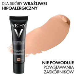 Vichy Dermablend 3D, podkład wyrównujący powierzchnię skóry, 45 Gold, 30 ml