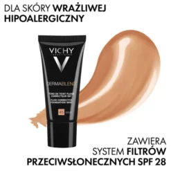 Vichy Dermablend, fluid korygujacy 16 h trwałość, SPF 35, 20 Vanilia, 30 ml