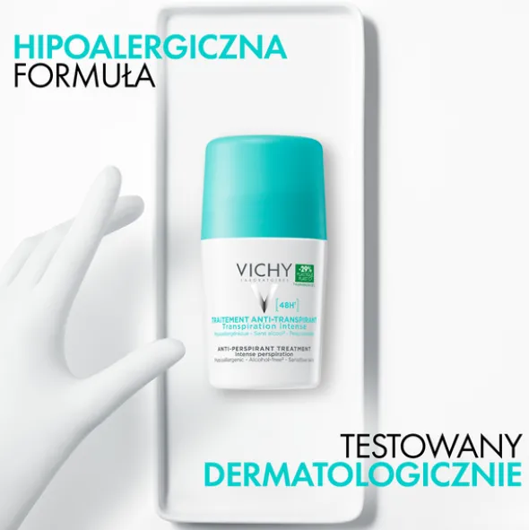 Vichy, 48-godzinny intensywny antyperspirant, 50 ml
