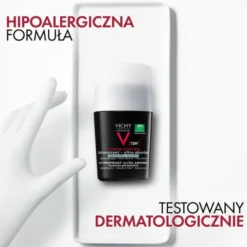 Vichy Homme, antyperspirant 72h, roll-on, 50 ml