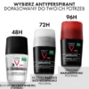 Vichy Homme, antyperspirant w kulce przeciw śladom na ubraniach, 48h, 50 ml