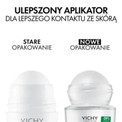 Vichy Homme, antyperspirant w kulce przeciw śladom na ubraniach, 48h, 50 ml